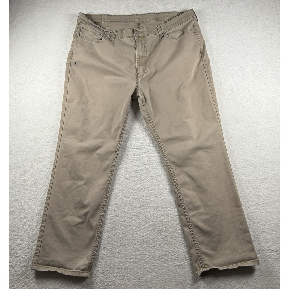 Levi's 541 Athletic Taper Khaki Pants‎ Mens 40x28 (tag 40x30) All Seasons Tech